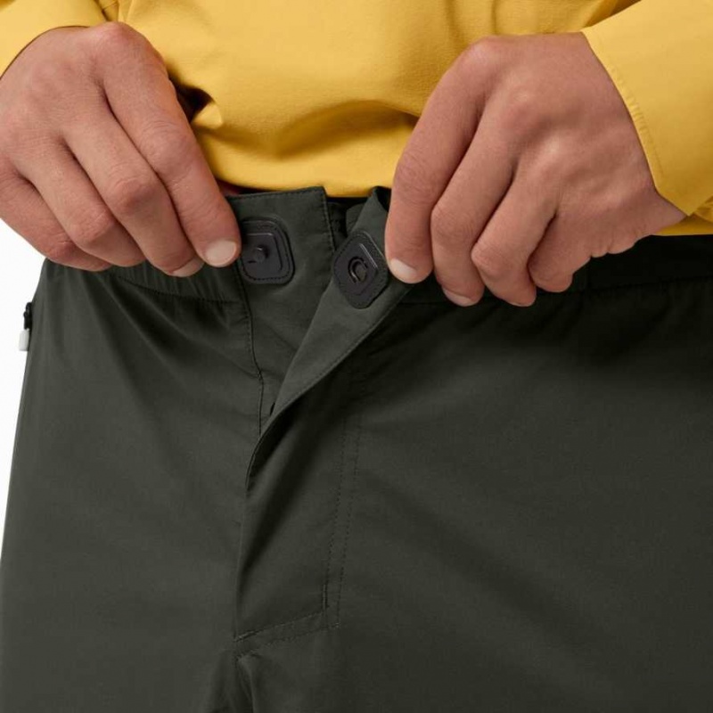 Grey On Waterproof Men's Running Shorts | SQB906524