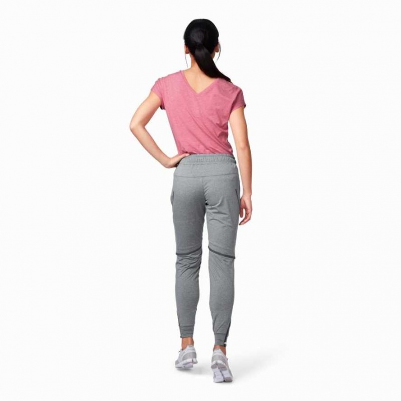 Grey On Women's Running Pants | UHF719546