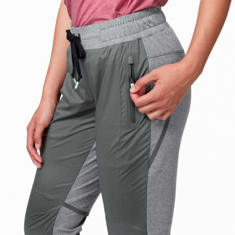 Grey On Women's Running Pants | UHF719546