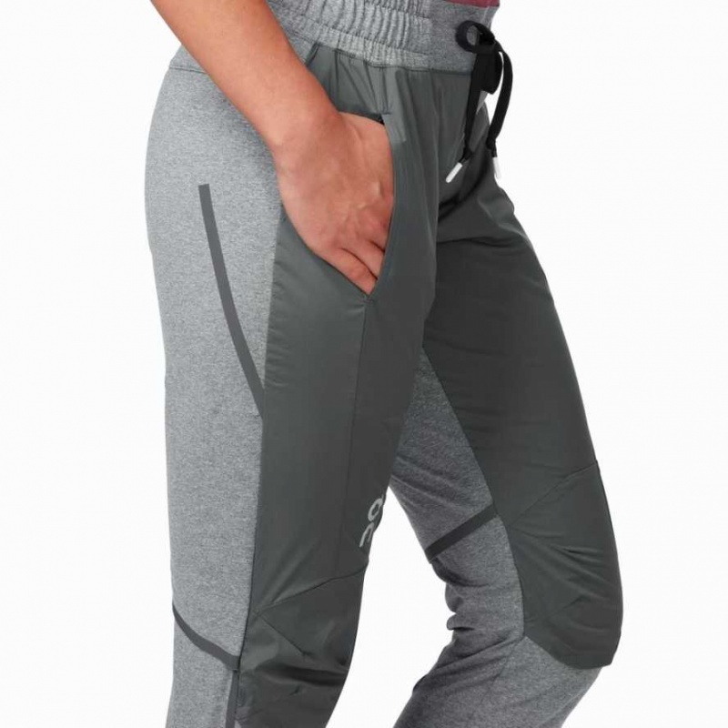 Grey On Women's Running Pants | UHF719546