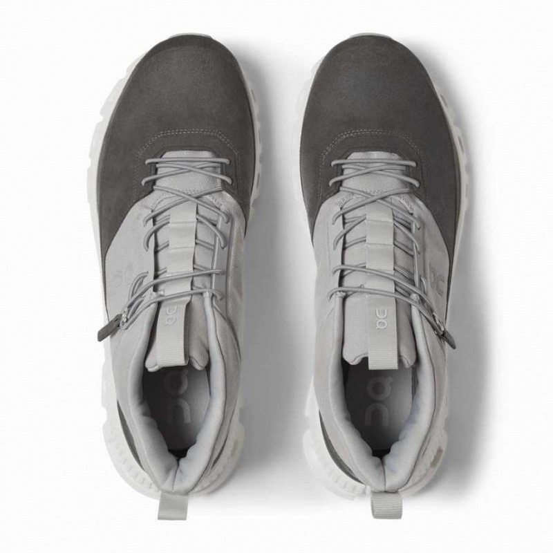 Grey / Black On Cloud Hi Men's Sneakers | KCD523897