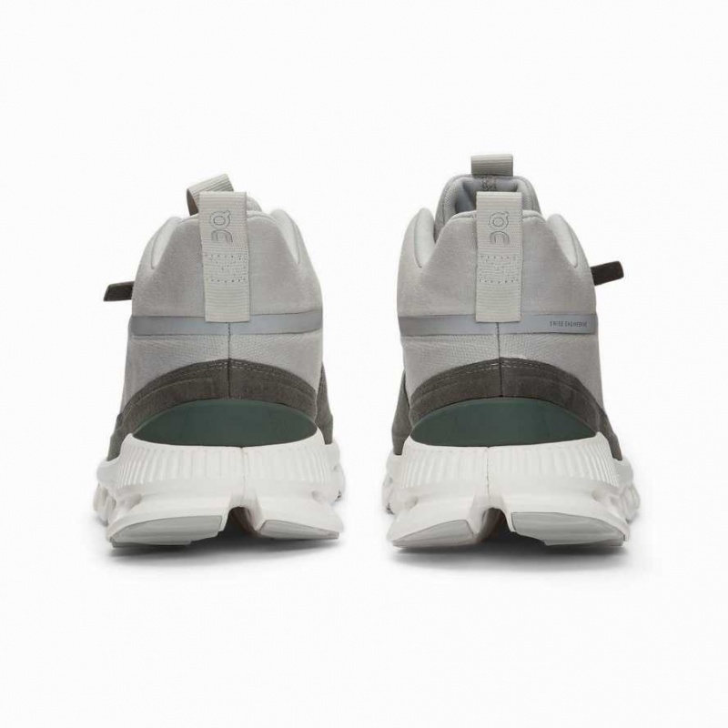 Grey / Black On Cloud Hi Men's Sneakers | KCD523897