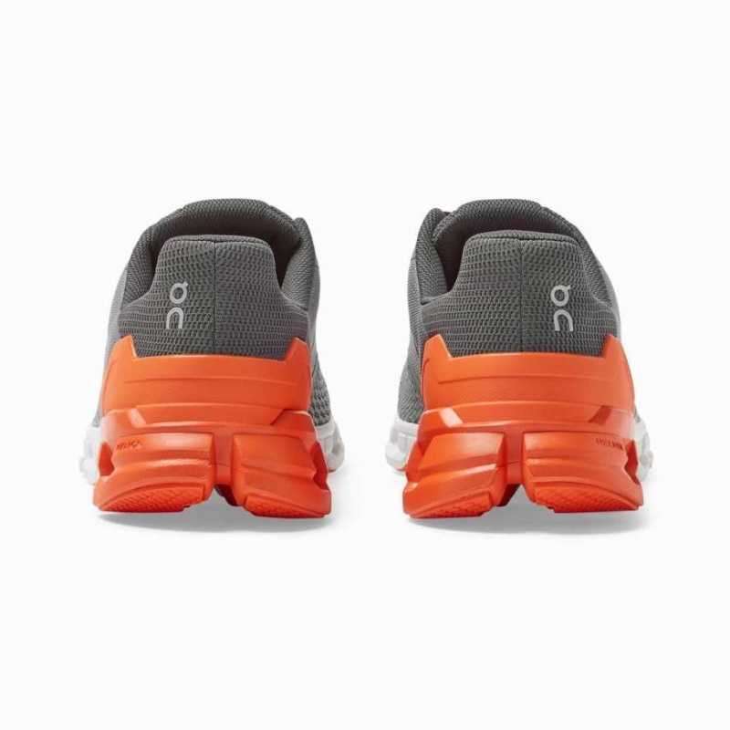 Grey / Orange On Cloudflyer Men's Road Running Shoes | OMZ678345