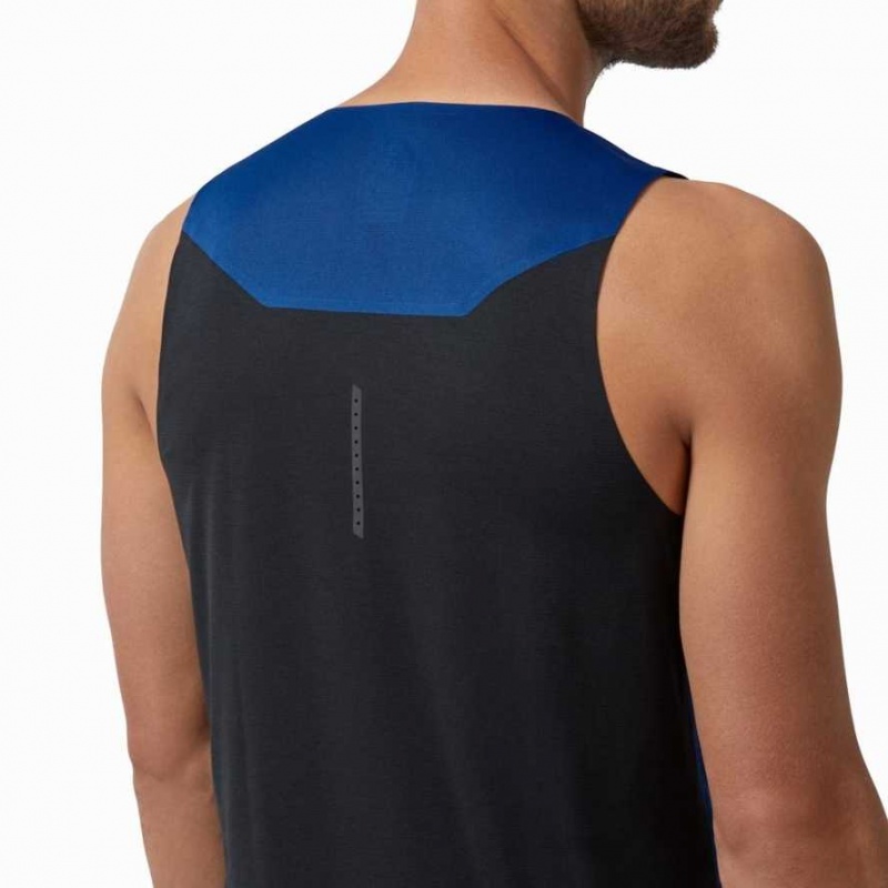 Indigo / Black On Men's Tank Top | FQI183675