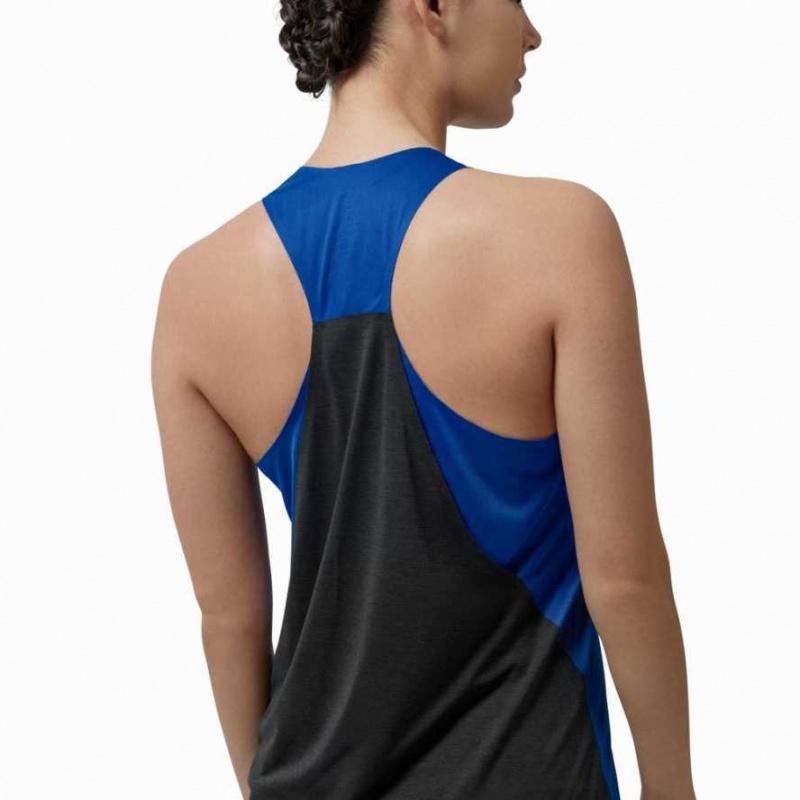 Indigo / Black On Women's Tank Top | GKQ820439