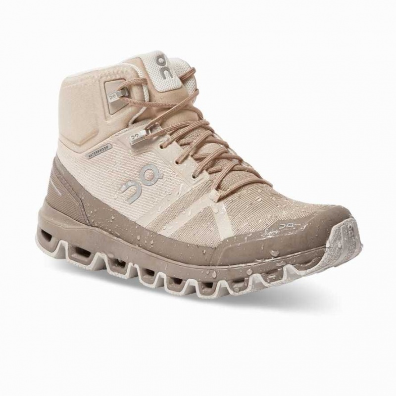 Khaki On Cloudrock Waterproof Women's Hiking Boots | CEL641805