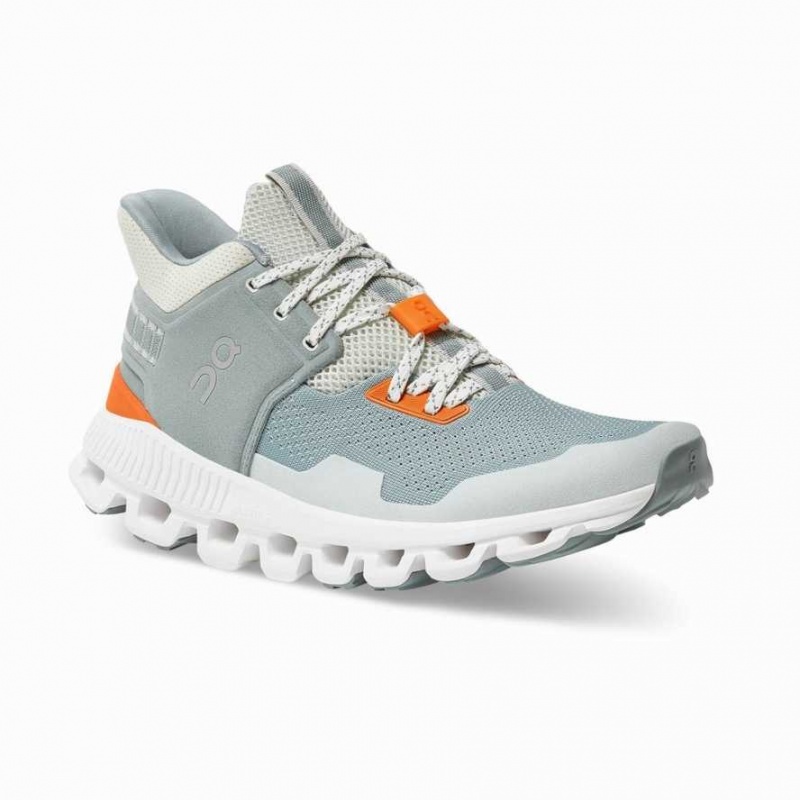 Light Blue On Cloud Hi Edge Women's Sneakers | ABU251087