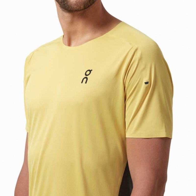 Mustard On Performance Long Men's T-shirts | BNW738409