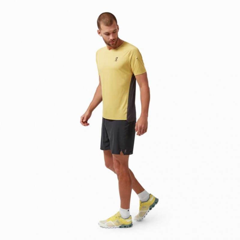 Mustard On Performance Long Men's T-shirts | BNW738409