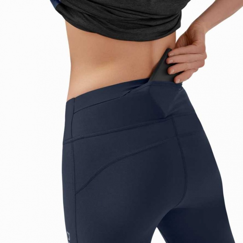 Navy On Active Women's Tights | ELD208546