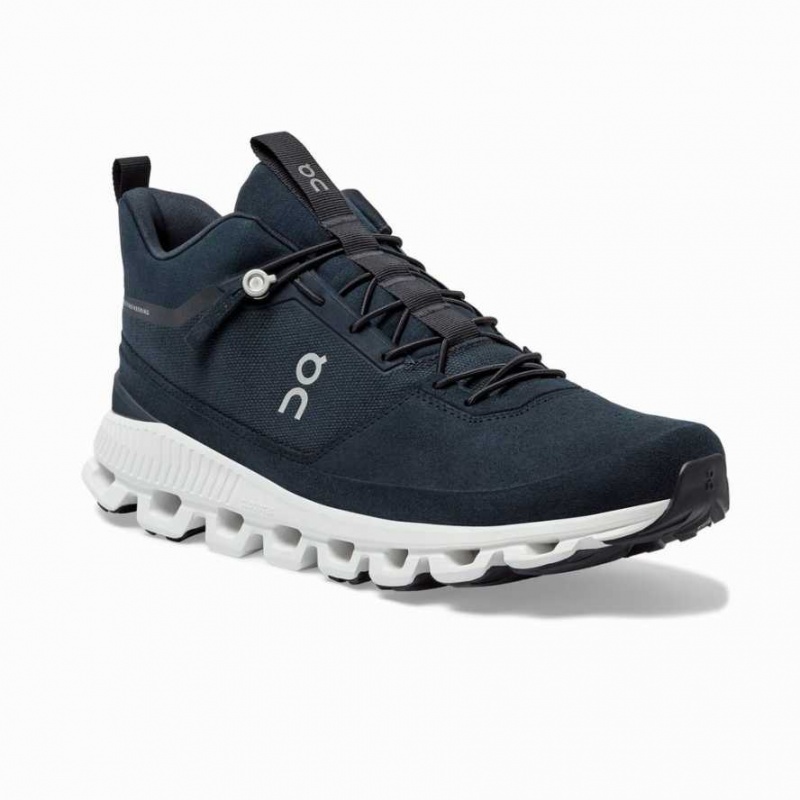 Navy On Cloud Hi Men's Sneakers | EJT059736