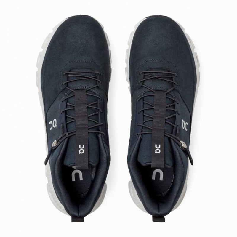 Navy On Cloud Hi Men's Sneakers | EJT059736