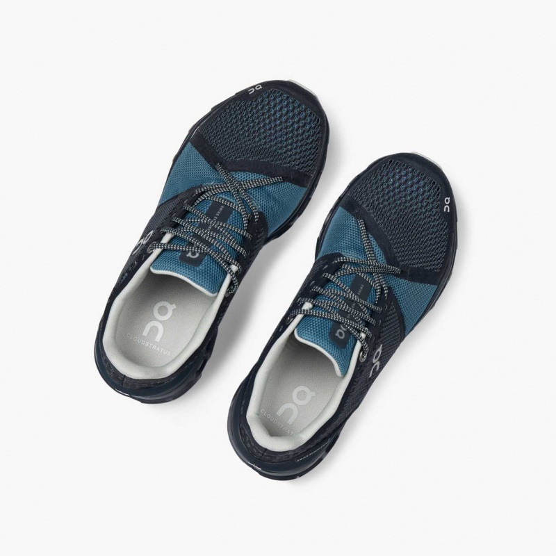 Navy On Cloudstratus Women's Road Running Shoes | YFL563790