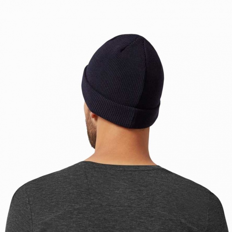 Navy On Merino Beanie | CTA936850