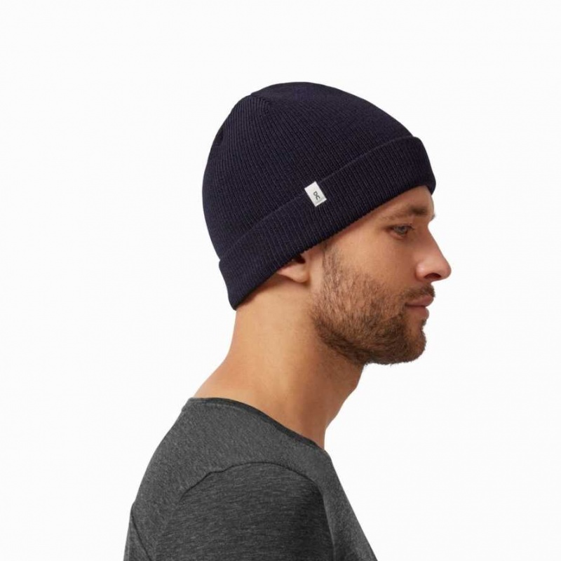 Navy On Merino Beanie | CTA936850