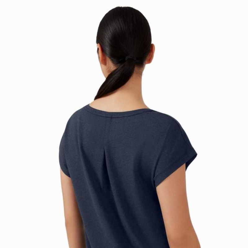 Navy On Women's T-shirts | MAF279063