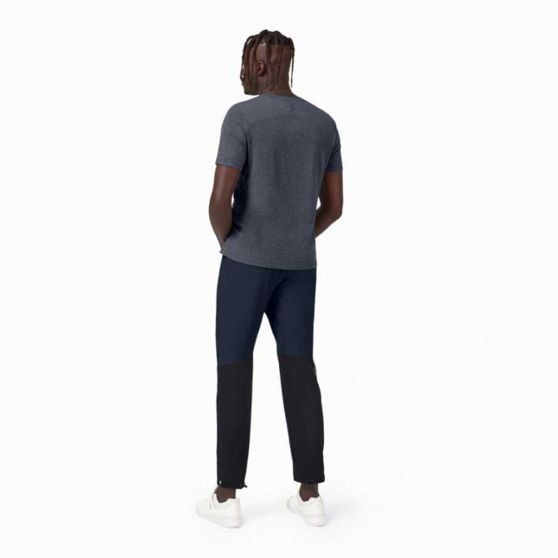 Navy / Black On Men's Track Pants | SZV028641