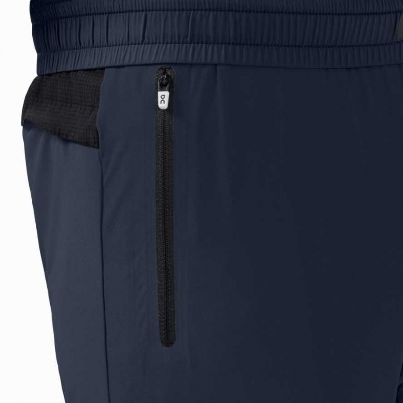 Navy / Black On Men's Track Pants | SZV028641