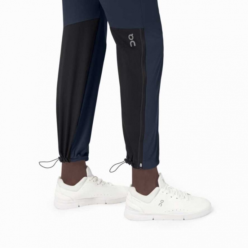 Navy / Black On Men's Track Pants | SZV028641