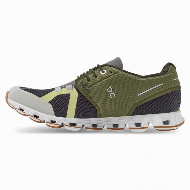 Navy / Green On Cloud 70 | 30 Women's Road Running Shoes | UOT891572