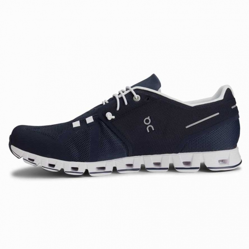 Navy / White On Cloud Men's Road Running Shoes | CGU321560