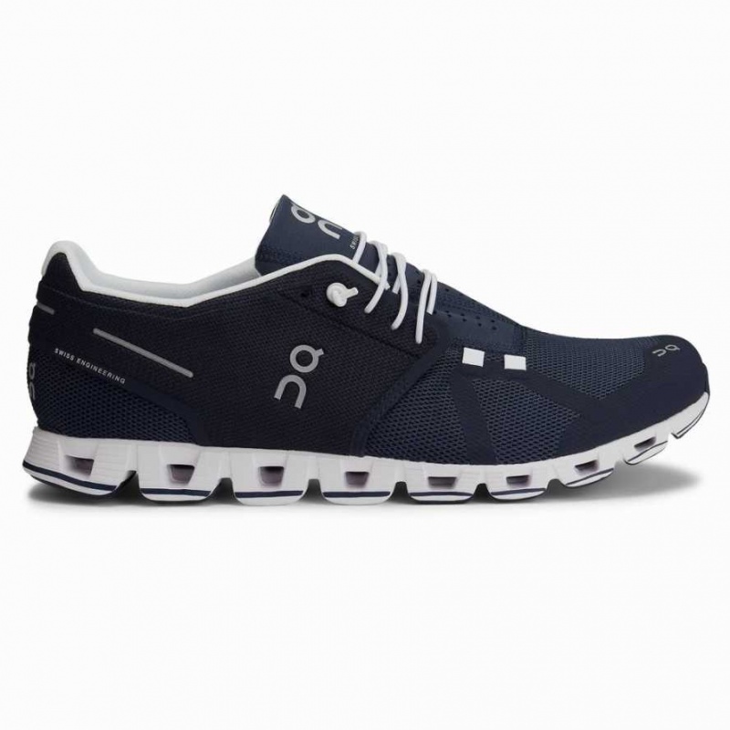 Navy / White On Cloud Men\'s Road Running Shoes | CGU321560