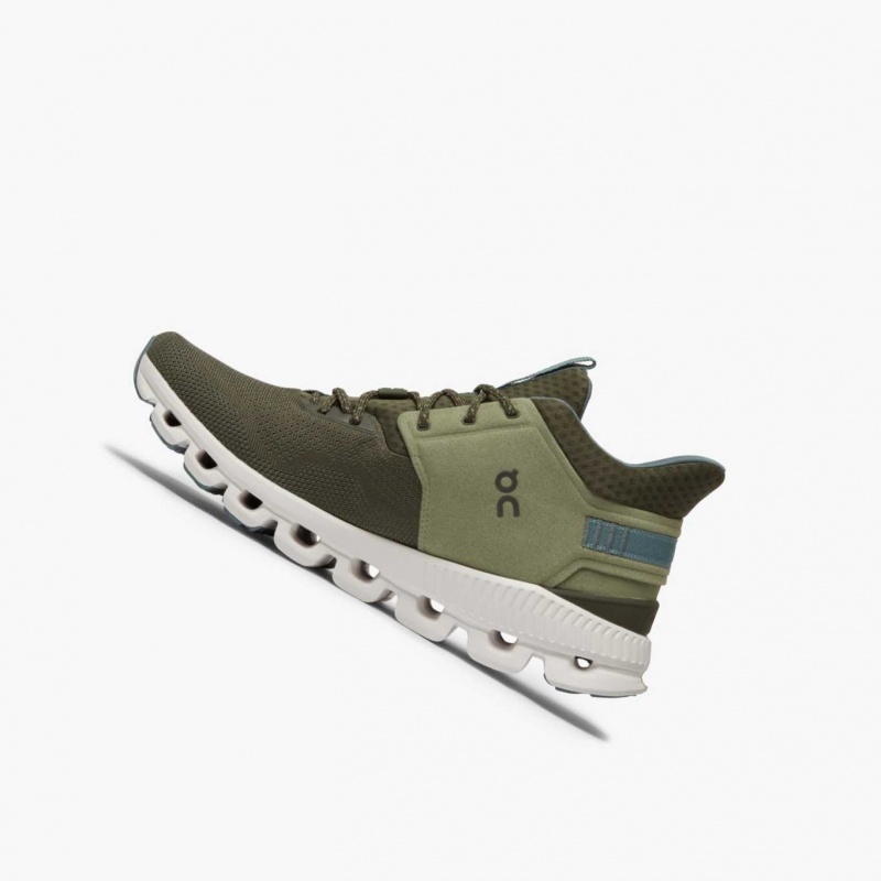 Olive On Cloud Hi Edge Men's Road Running Shoes | FQO798231