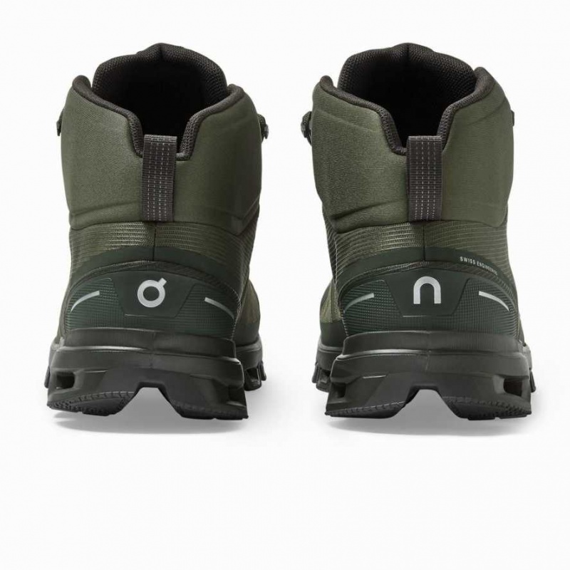 Olive On Cloudrock Waterproof Men's Hiking Boots | ZTP692517