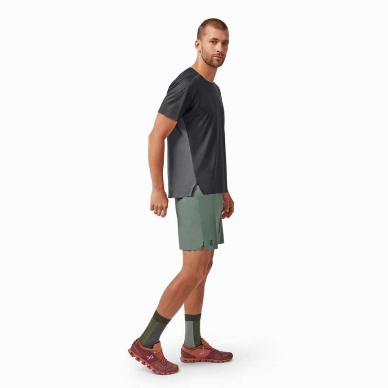 Olive On Lightweight Men's Running Shorts | LWM739061