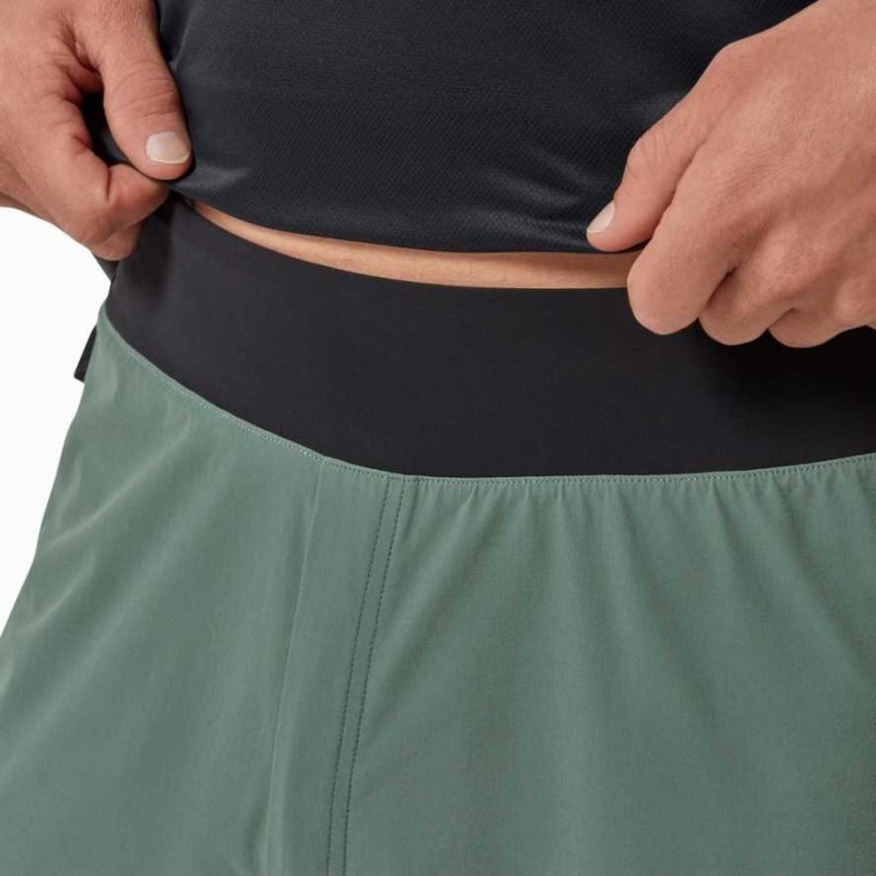 Olive On Lightweight Men's Running Shorts | LWM739061