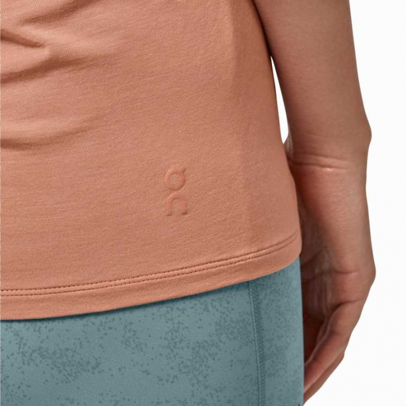 Orange On Active Breathe Women's T-shirts | HLN637851