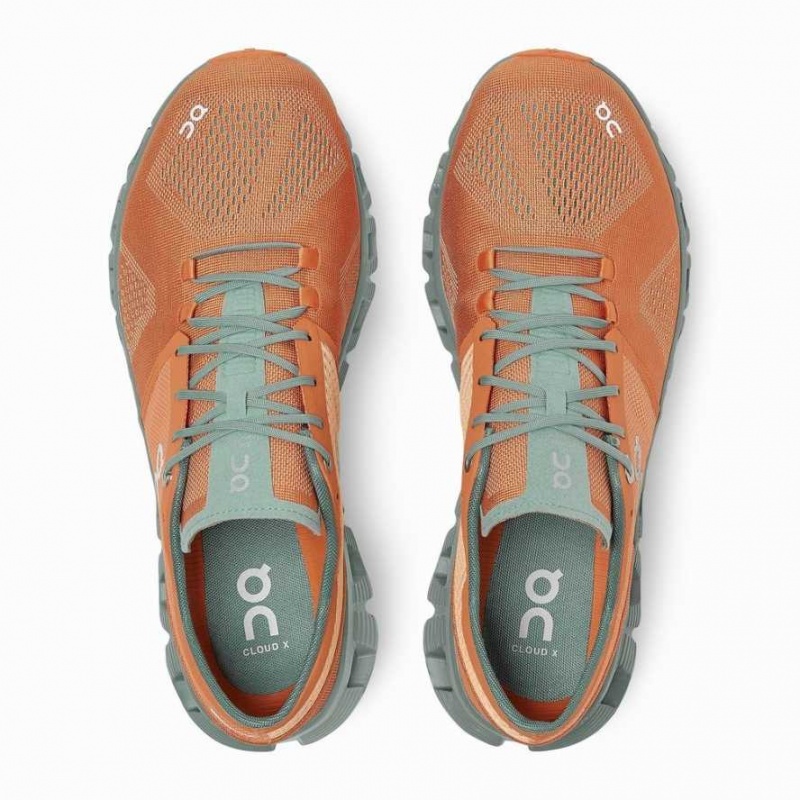 Orange On Cloud X Men's Training Shoes | AFQ290785