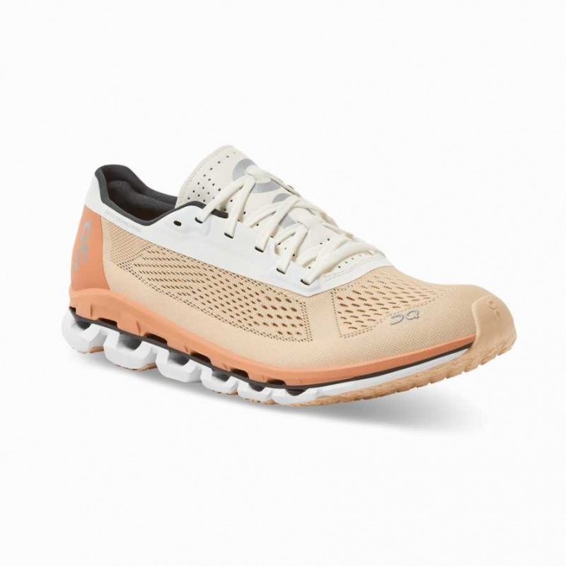 Orange / Brown Rose On Cloudboom Women's Road Running Shoes | CIT780915