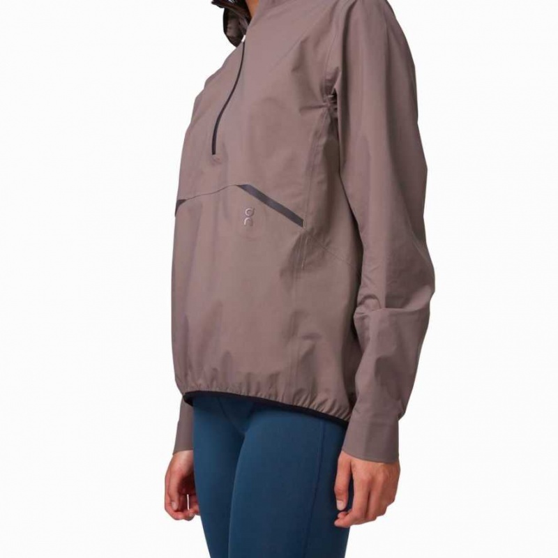 Purple On Waterproof Anorak Women's Jackets | JQO051832