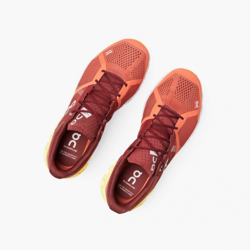 Red On Cloudflow Men's Training Shoes | BIM294701