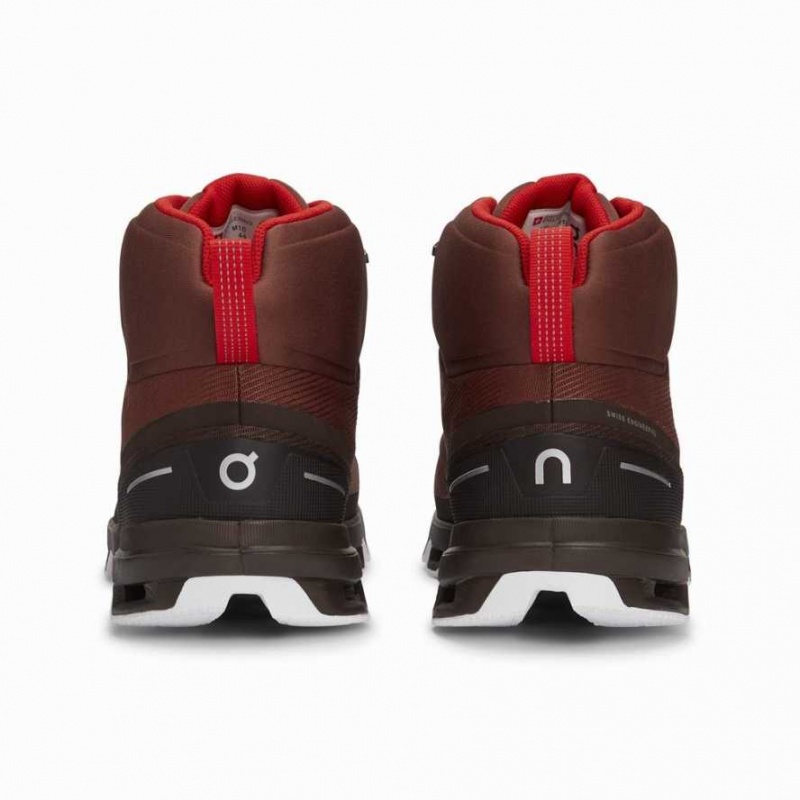 Red On Cloudrock Waterproof Men's Hiking Boots | JID058249