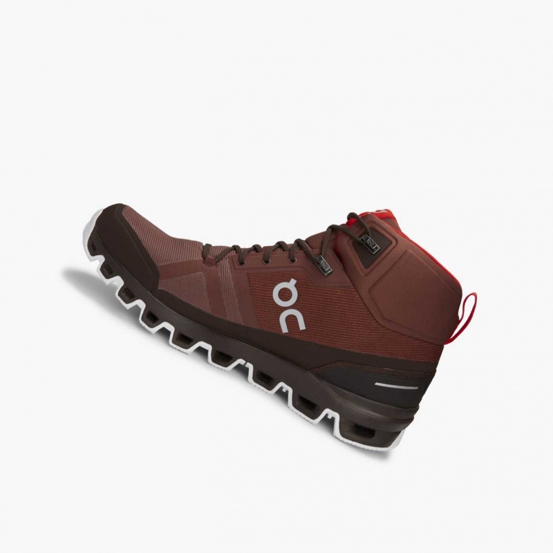 Red On Cloudrock Waterproof Men's Hiking Boots | CUK940821