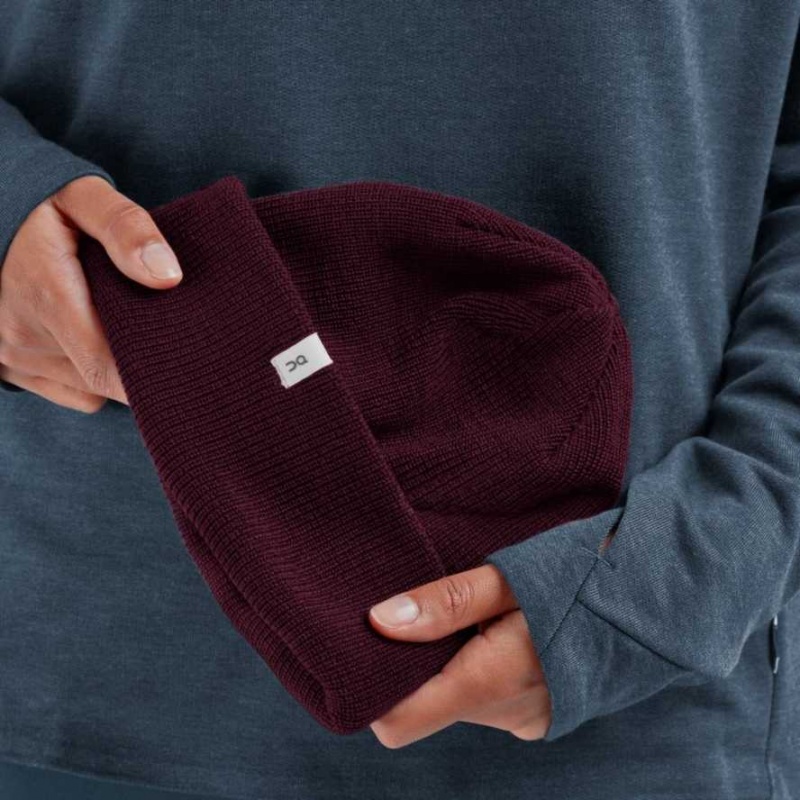 Red On Merino Beanie | MEN158037