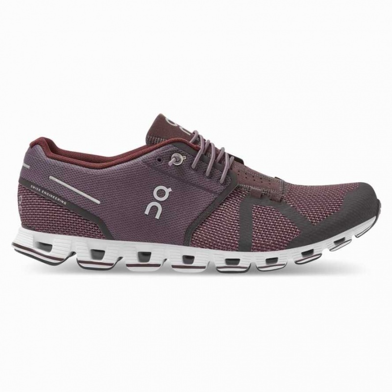 Red / Purple On Cloud Men\'s Road Running Shoes | NEO713069