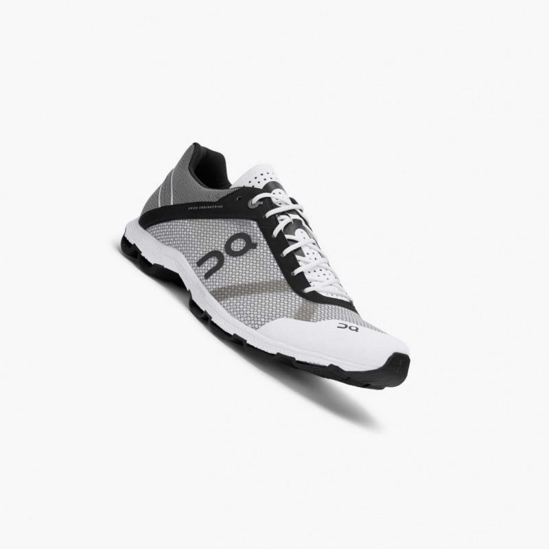 White On Cloudrush Men's Road Running Shoes | CZK473985