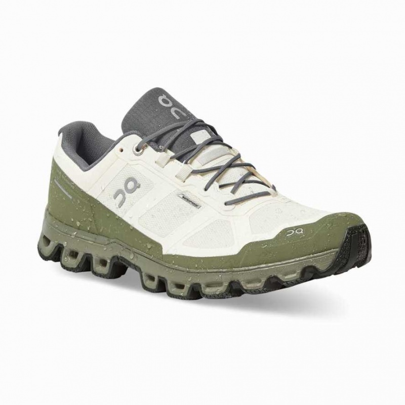 White On Cloudventure Waterproof Men's Trail Running Shoes | MEV927130