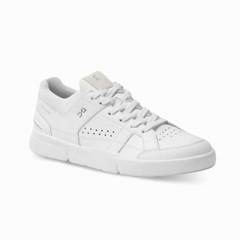 White On THE ROGER Clubhouse Men's Tennis Shoes | VPL761583