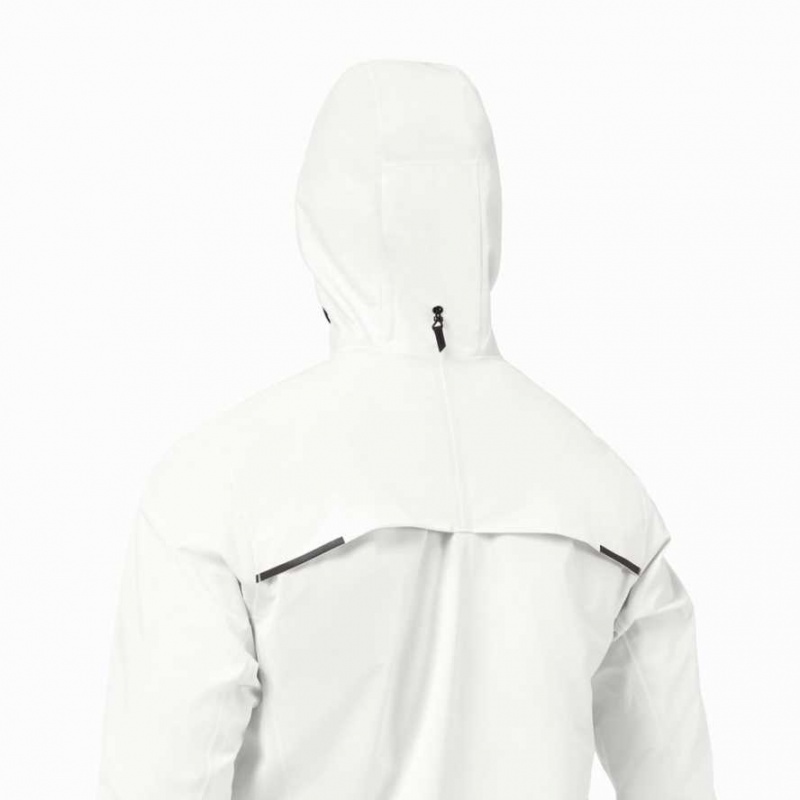 White On Waterproof Anorak Men's Jackets | BCQ495038