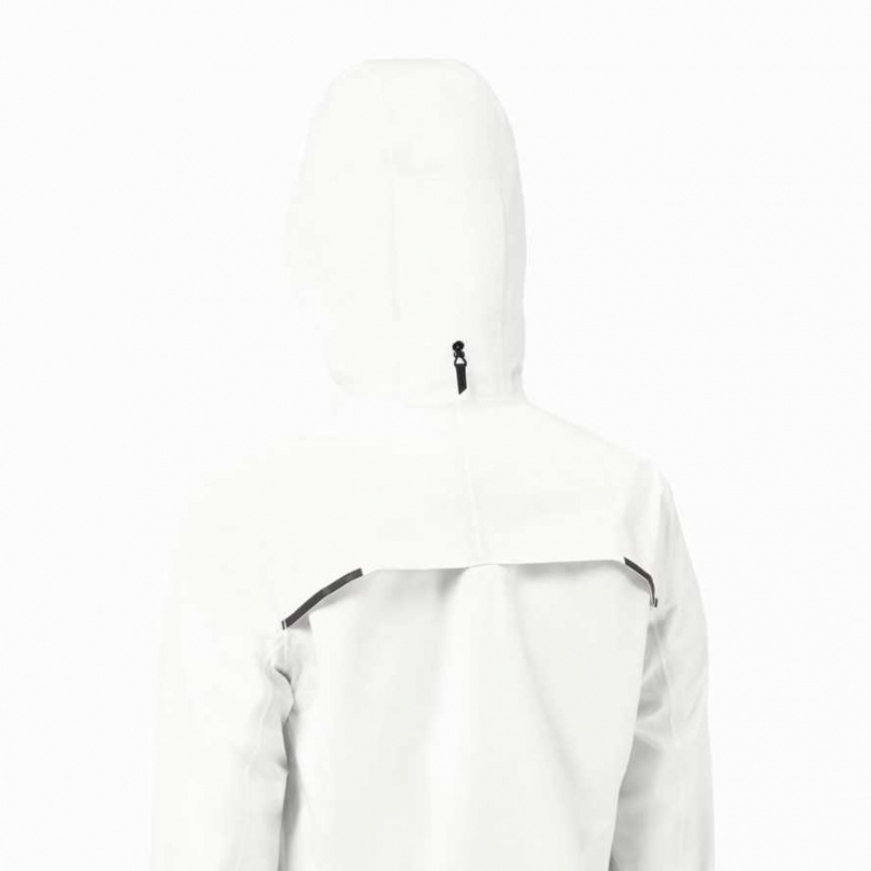 White On Waterproof Anorak Women's Jackets | KHJ475186