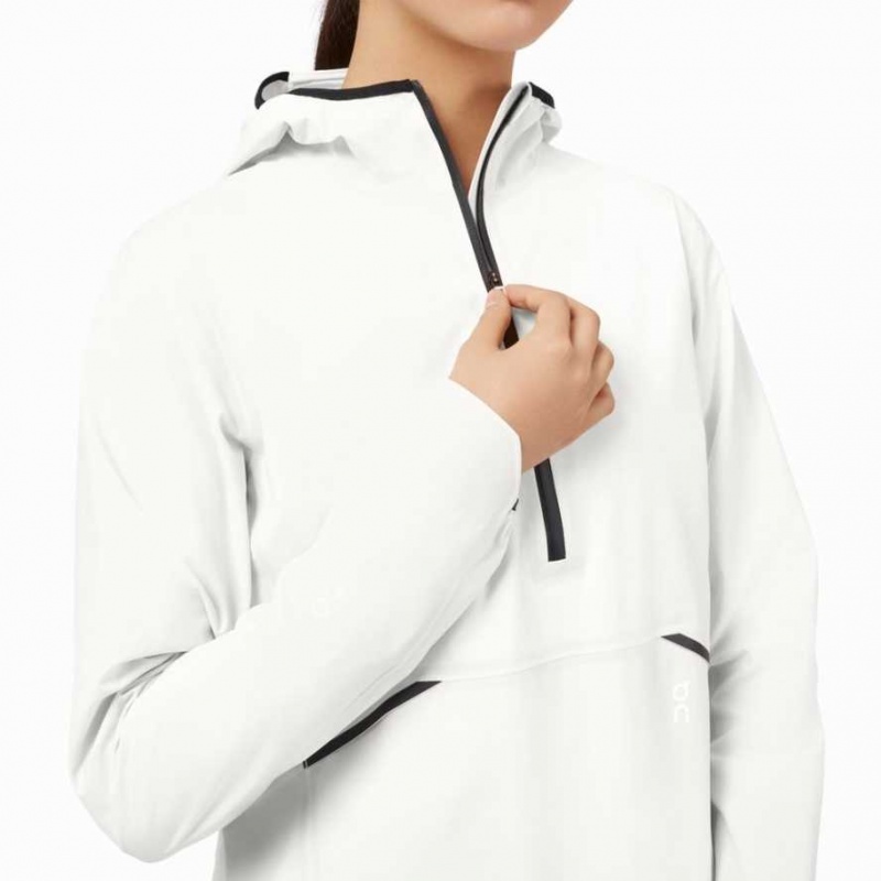 White On Waterproof Anorak Women's Jackets | KHJ475186