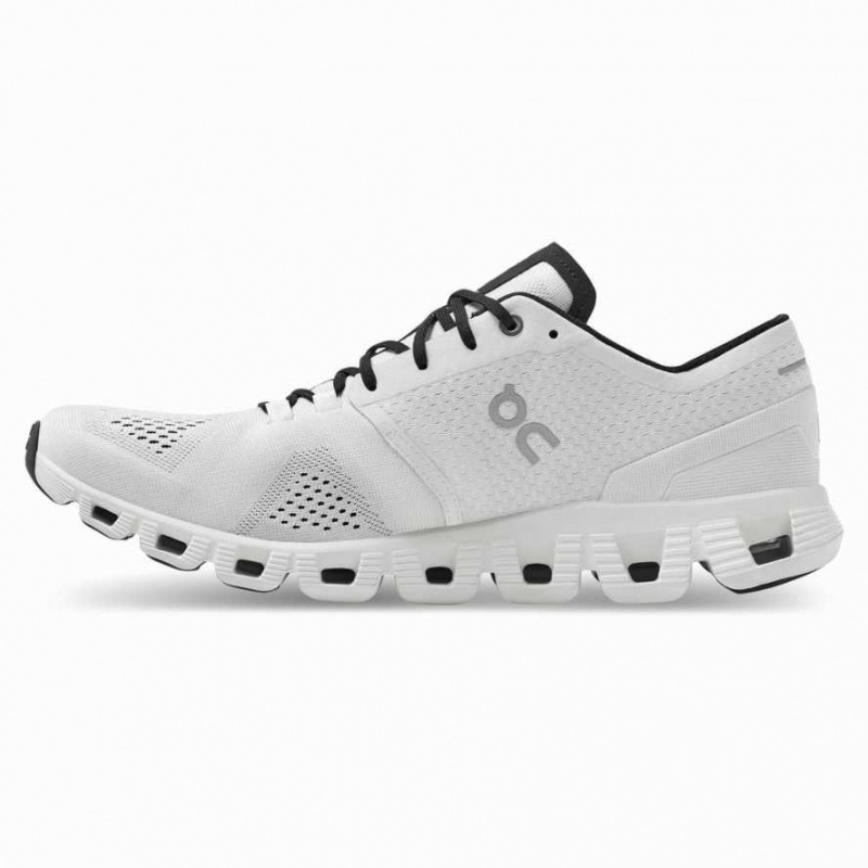 White / Black On Cloud X Men's Training Shoes | STI683925