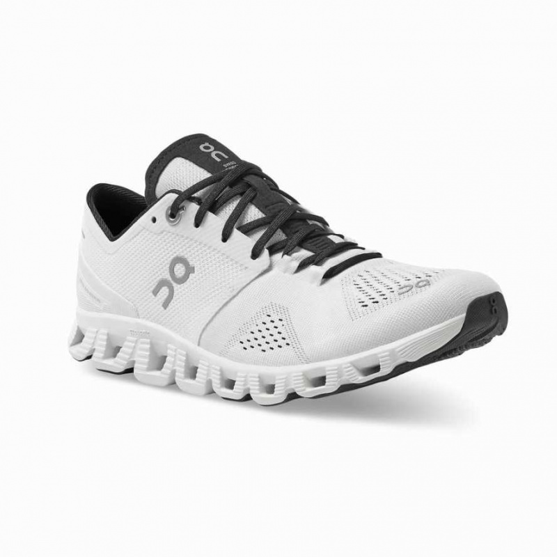 White / Black On Cloud X Women's Training Shoes | LSR310529