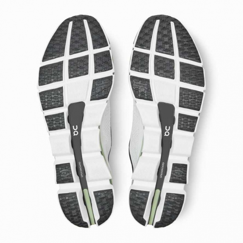 White / Black On Cloudboom Men's Road Running Shoes | HUC782041