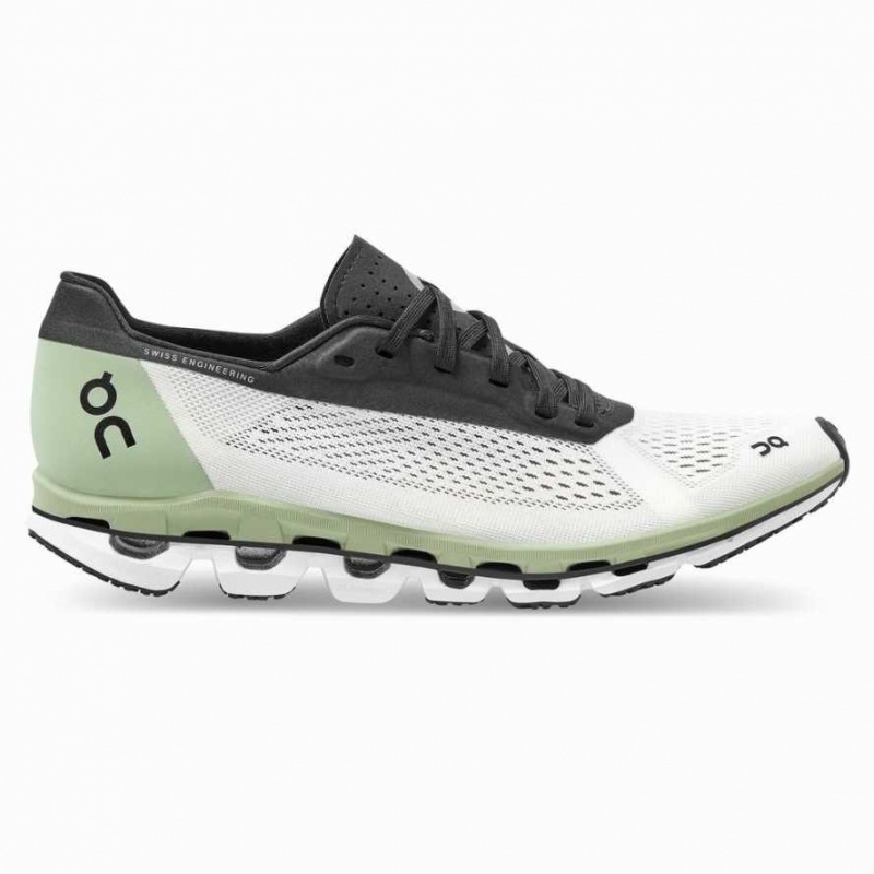 White / Black On Cloudboom Women's Road Running Shoes | GEZ267438