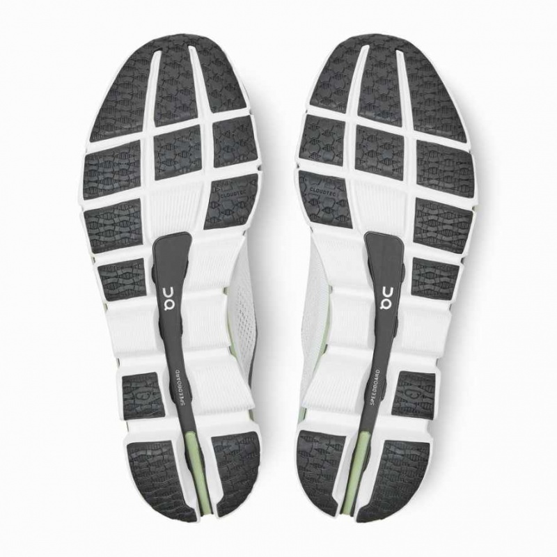 White / Black On Cloudboom Women's Road Running Shoes | GEZ267438